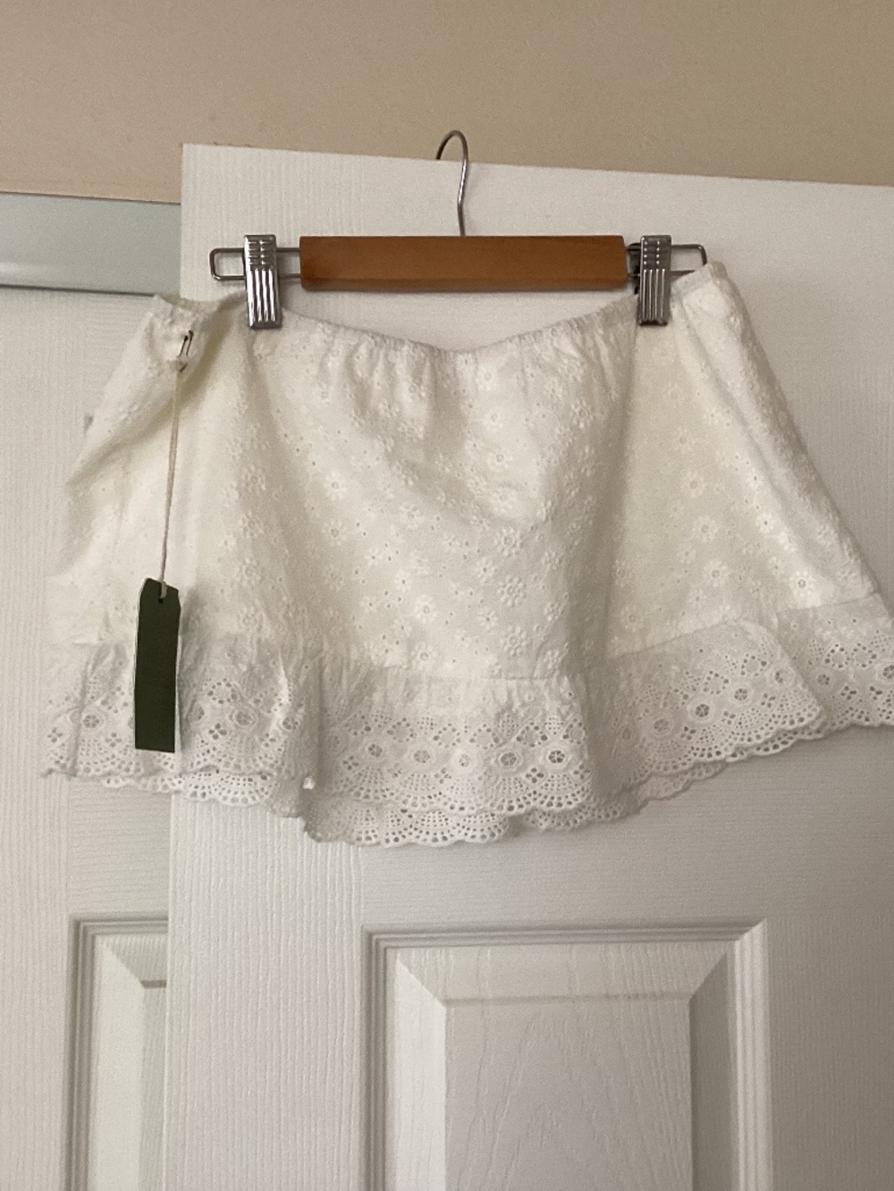 Size medium dairy boy eyelet skirt nwt